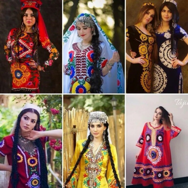 THE NATIONAL DRESS OF THE TAJIK PEOPLE