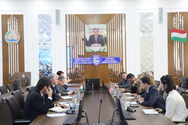 MEETING OF THE RECTOR OF THE UNIVERSITY WITH THE DELEGATION OF THE BRITISH COUNCIL IN UZBEKISTAN AND THE CENTRAL ASIA DEPARTMENT