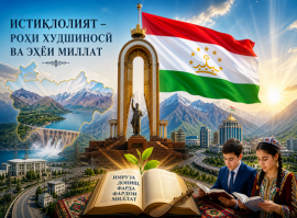 ИСТИҚЛОЛИЯТ ҲАМЧУН ОМИЛИ ХУДШИНОСӢ ВА ЭҲЁИ МИЛЛАТ (БА ИСТИҚБОЛИ 35-СОЛАГИИ ИСТИҚЛОЛИ ДАВЛАТӢ)