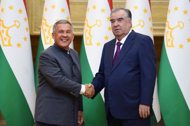 Meeting with the President of the Republic of Tatarstan Rustam Minnikhanov