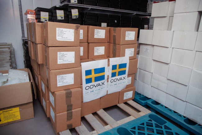 First consignment of COVID vaccine donated by Swedish Government arrived in Tajikistan on August 9 