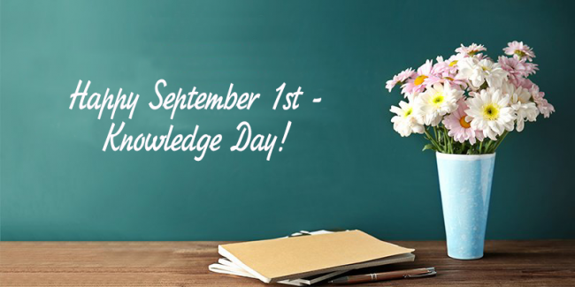 September 1st is celebrated as the day of knowledge