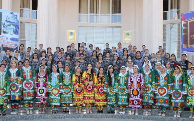 The national dress serves as a representation of the nation on the global stage