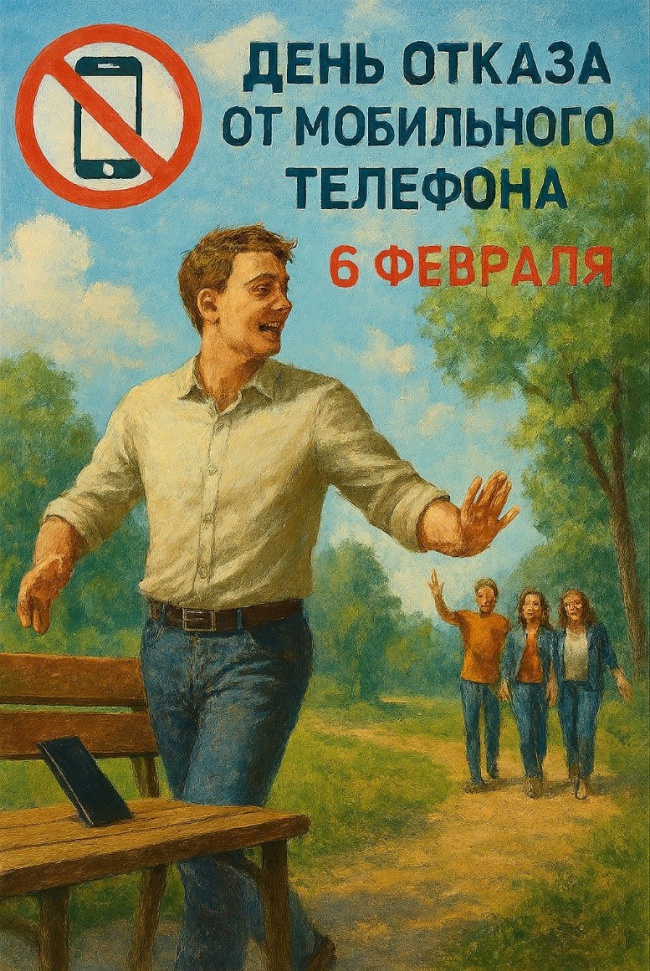 ДЕНЬ ОТКАЗА ОТ МОБИЛЬНОГО ТЕЛЕФОНА – 6 ФЕВРАЛЯ