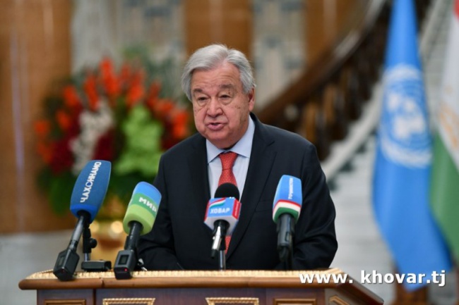 Antonio Guterres believes that Tajikistan has made considerable strides in advancing the Sustainable Development Goals