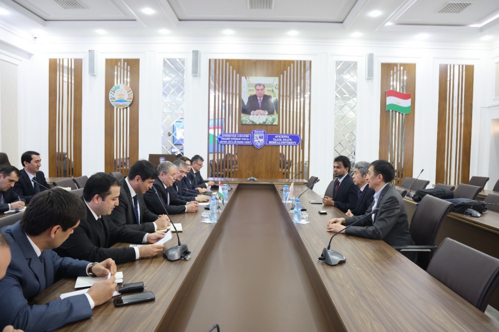 MEETING BETWEEN THE SEI “AVICENNA TAJIK STATE MEDICAL UNIVERSITY” AND REPRESENTATIVES OF JUNTENDO UNIVERSITY (JAPAN)