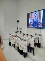 ҶАШНИ РӮЗИ ПАРЧАМИ ДАВЛАТӢ ДАР КАФЕДРАИ ФАНҲОИ ҶОМЕАШИНОСӢ БО ИШТИРОКИ ДОНИШҶӮЁНИ ФАКУЛТЕТИ ТИББӢ