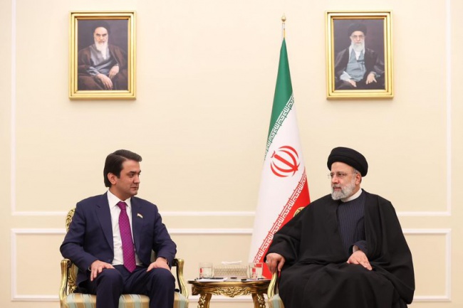 Chairman of  Majlisi Milli Majlisi Oli of the Republic of Tajikistan Rustami Emomali met with President of the Islamic Republic of Iran Sayyid Ebrahim Raisi