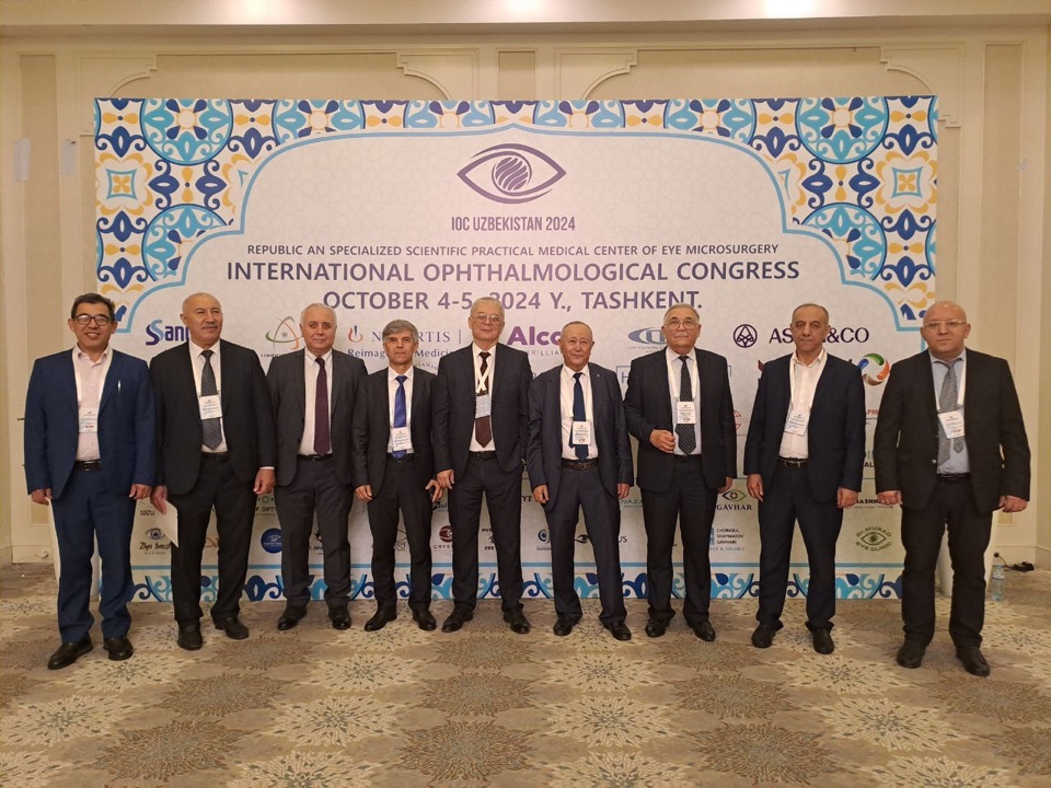 Participation in the Fourth International Congress of Ophthalmologists in the Republic of Uzbekistan: "IOC Uzbekistan 2024"