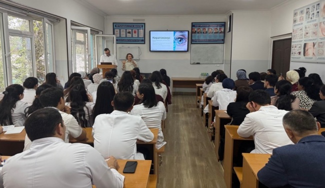 НА КАФЕДРЕ ОФТАЛЬМОЛОГИИ  ПРОШЛИ МАСТЕР-КЛАССЫ С УЧАСТИЕМ МЕЖДУНАРОДНЫХ СПЕЦИАЛИСТОВ