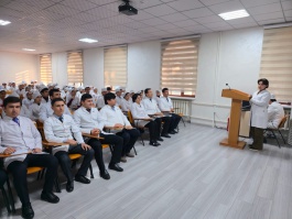 ТАҶЛИЛИ РӮЗИ УМУМИҶАҲОНИИ МУБОРИЗА БАР ЗИДДИ БЕМОРИИ ВНМО (ВИЧ/СПИД) ДАР КАФЕДРАИ ФИЗИОЛОГИЯИ ПАТОЛОГӢ 