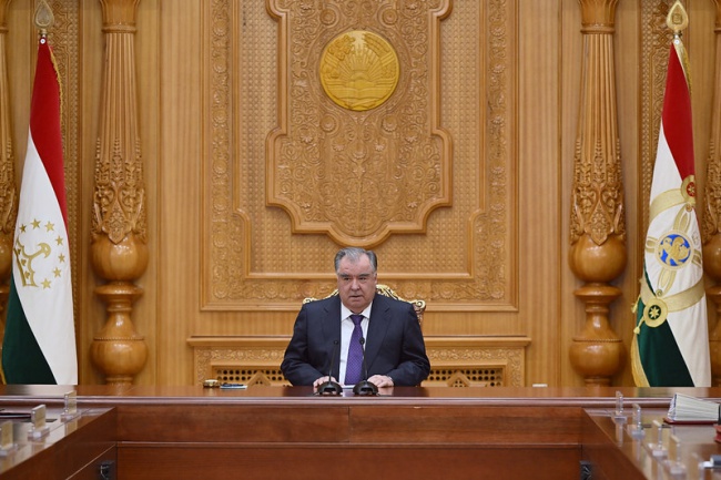 Meeting of the Government of the Republic of Tajikistan