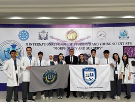 ИШТИРОКИ ДОНИШҶӮЁН ДАР ФОРУМИ БАЙНАЛМИЛАЛИИ «МОРФОЛОГИЯ ВА ҶАРРОҲӢ» ДАР ШАҲРИ БУХОРО