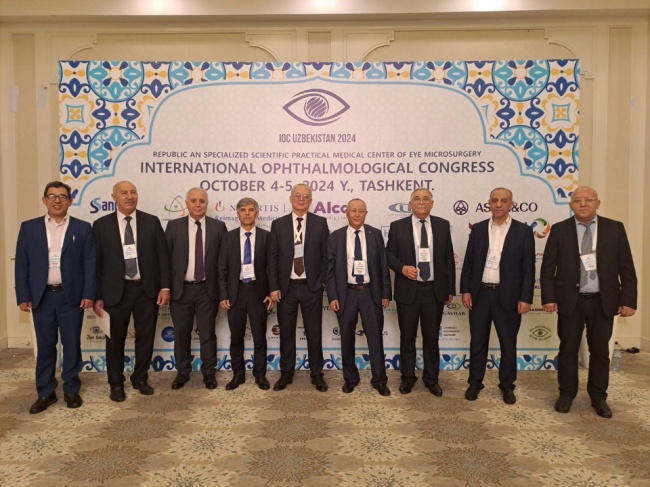 Participation in the Fourth International Congress of Ophthalmologists in the Republic of Uzbekistan: "IOC Uzbekistan 2024"