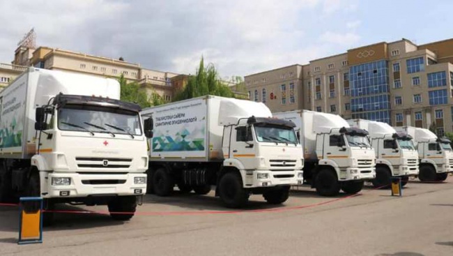 Five mobile sanitary-epidemiological laboratories were presented to the Ministry of Health and Social Protection of Population of the Republic of Tajikistan 