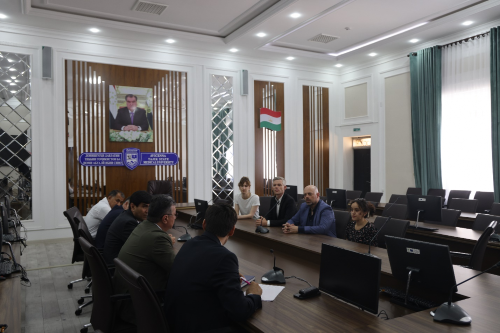 The visit of the Swiss medical delegation to the State Educational Institution «Avicenna Tajik State Medical University»