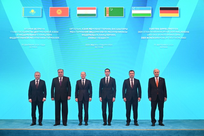 Participation in the second Meeting of Heads of State of Central Asia and Germany